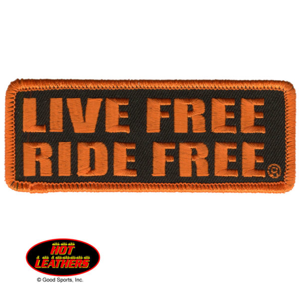 Live Free Ride Free Patch 10cm/5cm