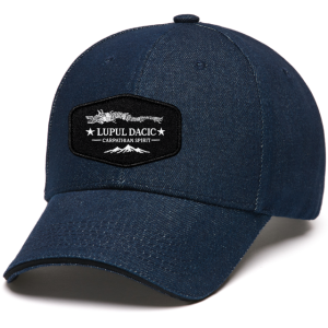 New! Denim Edition – Lupul Dacic. Marime 58 reglabila la spate cu banda scai. Best deal!